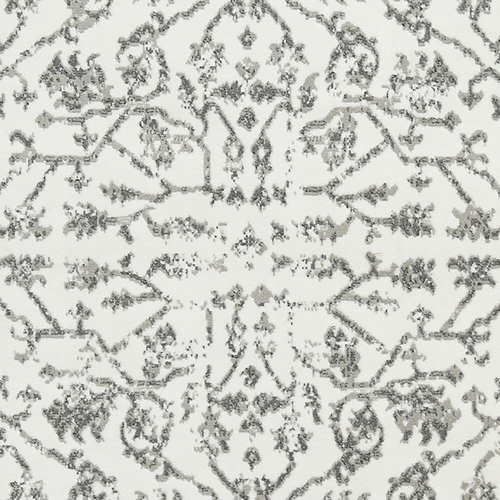 Amer Rugs Alpine 7&#39;10&quot; Round Light Gray Area Rug, , large