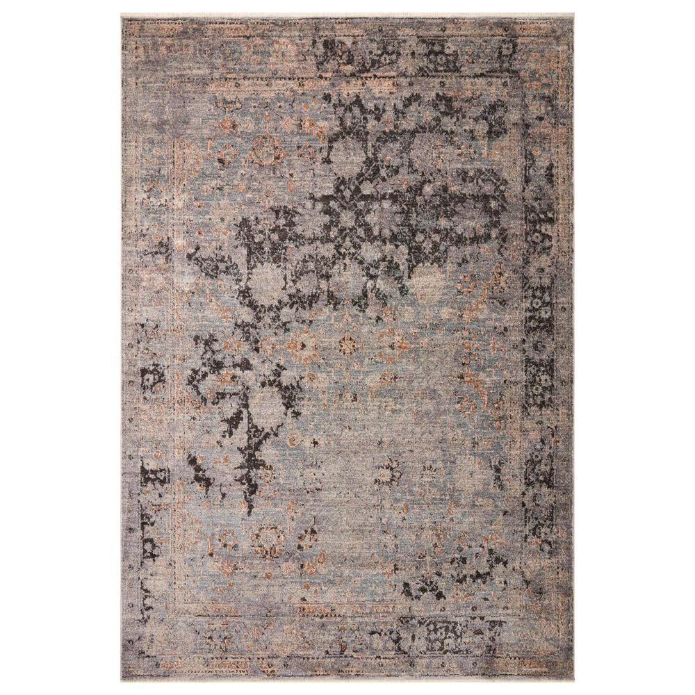 Loloi Sonnet 2"6" x 4" Charcoal and Slate Area Rug, , large