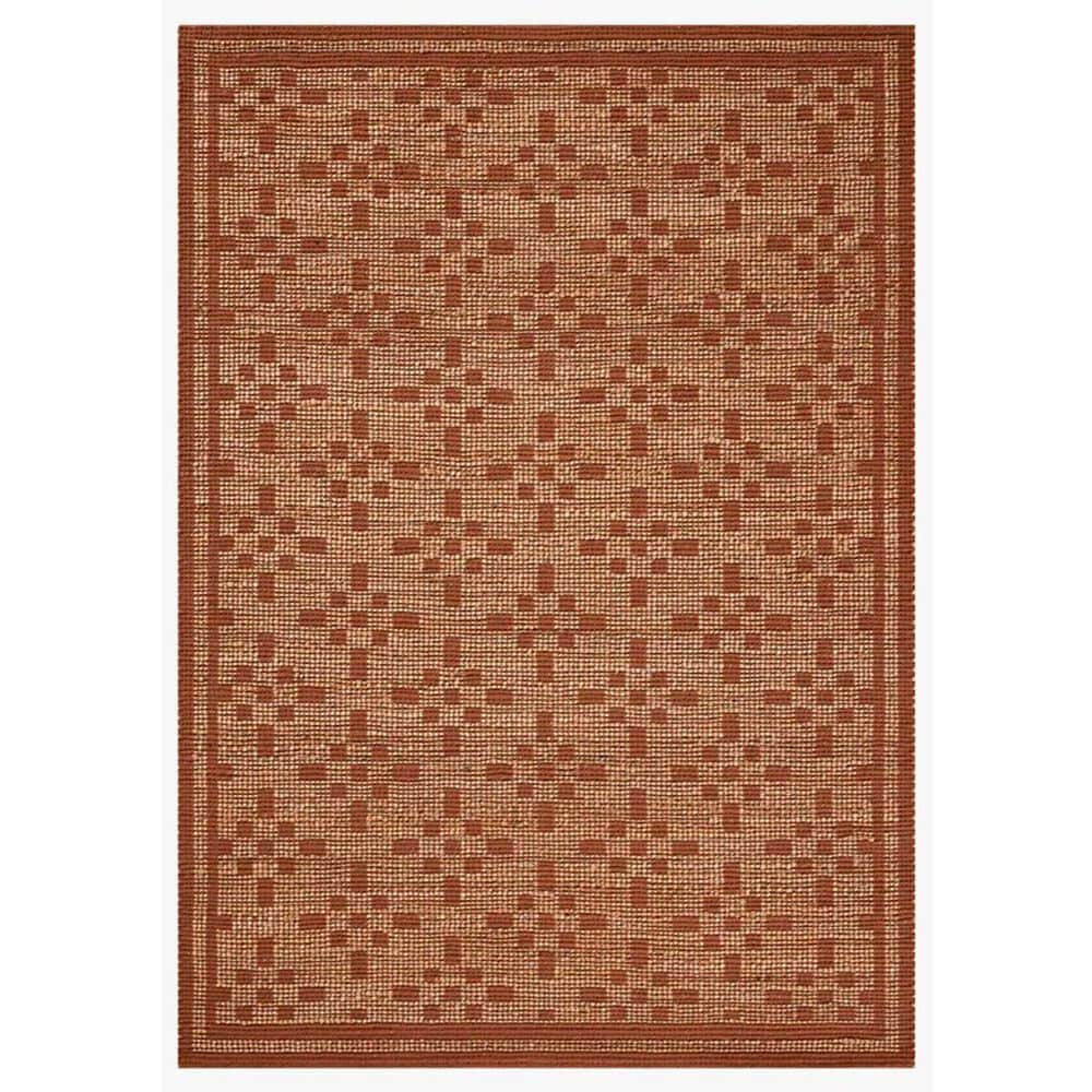 Chris Loves Julia x Loloi Judy 8"6" x 11"6" Natural and Spice Area Rug, , large