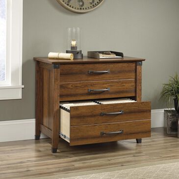 Sauder Carson Forge Lateral File in Washington Cherry, , large