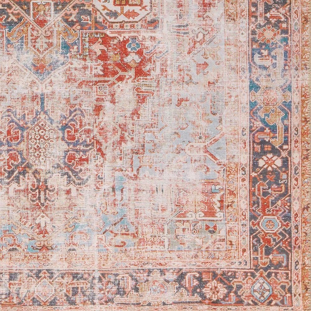 Jaipur Garcia Matias 6&#39; x 9&#39; Moonbeam, Plum Kitten, High Rise, Bombay Brown and Oil Blue Area Rug, , large