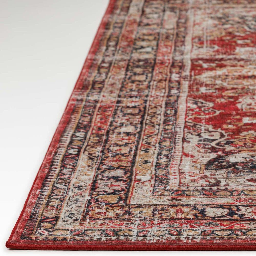 Dalyn Rug Company Jericho 2&#39;6&quot; x 10&#39; Garnet Indoor/Outdoor Runner, , large