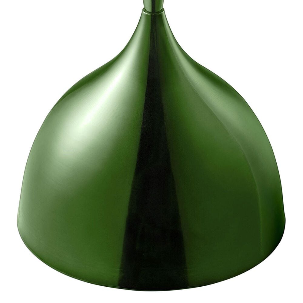 Furniture of America Gleam Round End Table in Polished Green, , large