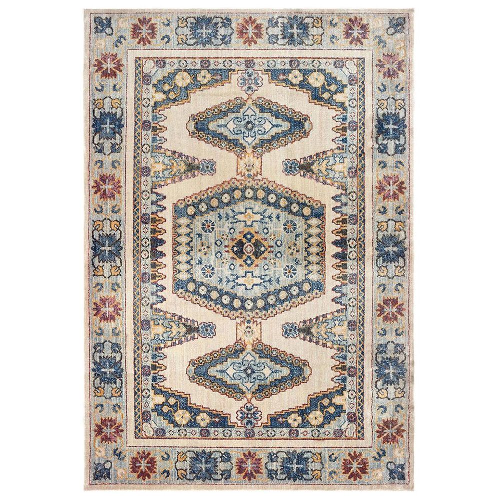 Oriental Weavers Pandora 5991I 2'3" x 7'6" Ivory and Blue Runner, , large