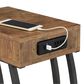 Pacific Landing C Table with Power and USB Port in Antique Nutmeg, , large