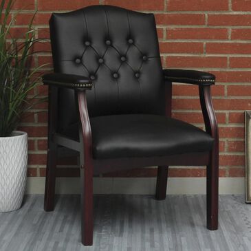 Regal Co. Boss Guest Chair in Black, , large