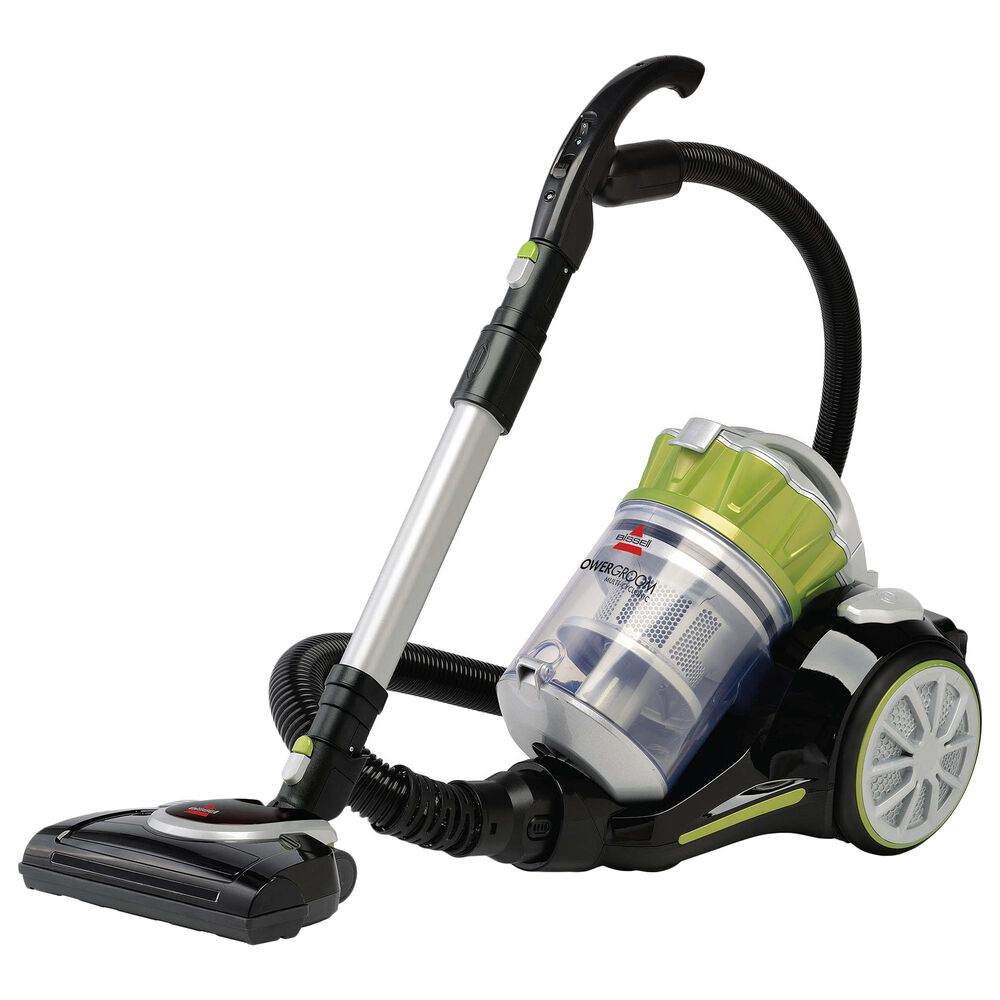 Bissell PowerGroom Multicyclonic Bagless Canister Vacuum in Lime Green, , large