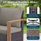 Sunwell Garden Outdoor Swivel Glider Chair in Gay (Set of 2), , large