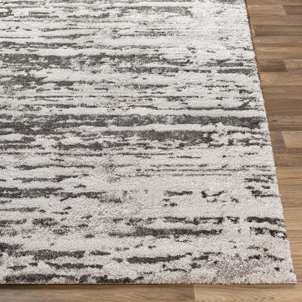 Surya Venice VNE-2301 7&#39;9&quot; x 10&#39;3&quot; Charcoal, Gray and Ivory Area Rug, , large