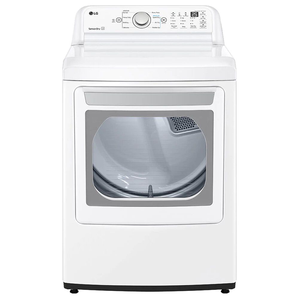 LG 7.3 Cu. Ft. Side Swing Door Gas Dryer in White, , large