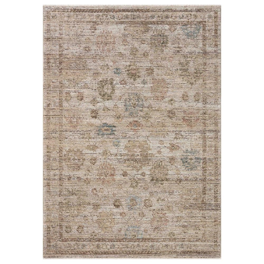 Loloi Priscilla Ivory and Multicolor 3"6" x 5"3" Area Rug, , large