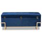 Baxton Studio Parker Storage Ottoman in Navy Blue, , large