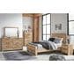 Ashley Hyanna 4-Piece Full Bedroom Set in Golden Rust Tan, , large