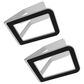 Kanto Elevated Desktop Speaker Stand for Midsize Speakers in White (Set of 2), , large