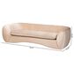 Baxton Studio Adanna Stationary Sofa in Champagne Beige Velvet, , large