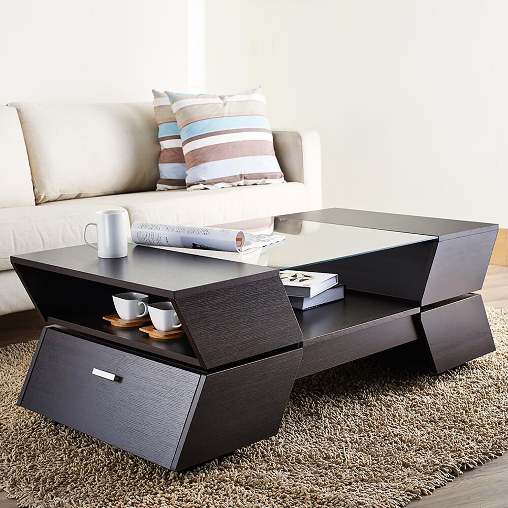 Furniture of America Richard Coffee Table in Espresso, , large