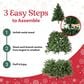 Timberlake 7.5 ft Artificial Christmas Tree with 450 LED Lights in Green, , large