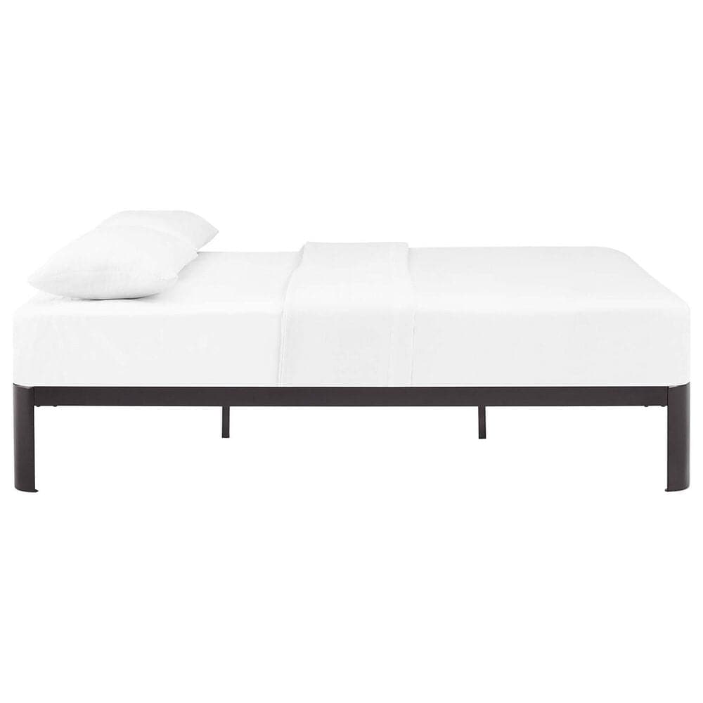 Modway Corinne Queen Platform Bed Frame in Brown, , large