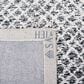Safavieh Micro-Loop 4" x 6" Black and Ivory Area Rug, , large