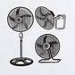 Cool-Living 18" 3-In-1 Fan in Black, , large