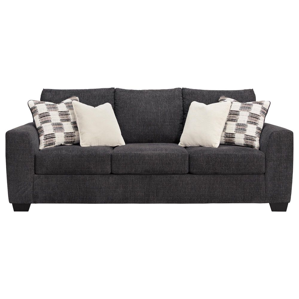 Ashley Loreo Stationary Queen Sofa Sleeper in Ebony, , large