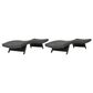 Hearth and Haven Salem PE Wicker Chaise Lounge in Grey (Set of 2), , large