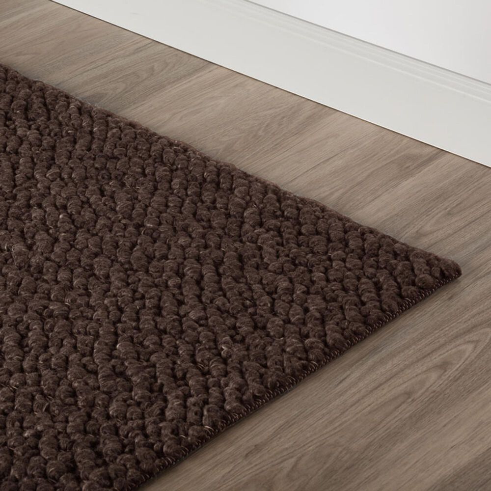 Dalyn Rug Company Gorbea 2&#39;3&quot; x 7&#39;6&quot; Chocolate Runner, , large