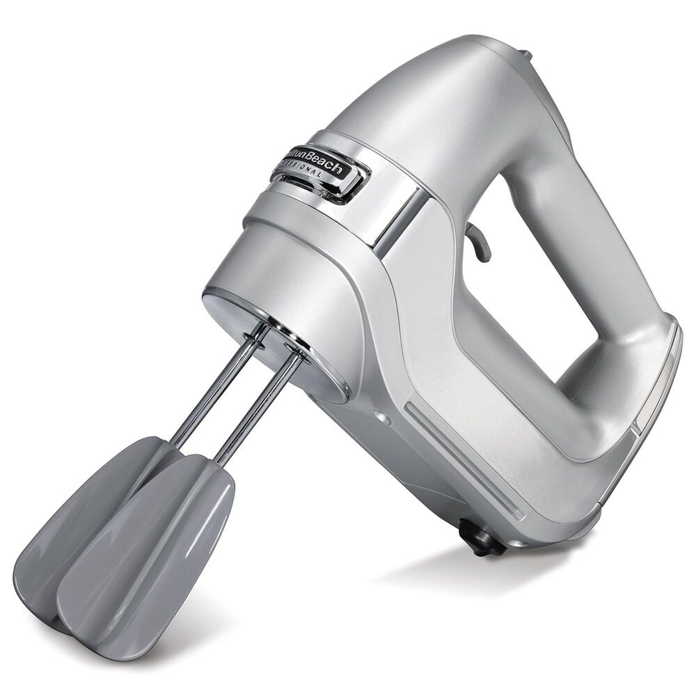 Hamilton Beach Professional 5-Speed Hand Mixer with Easy Clean Beaters in Silver, , large