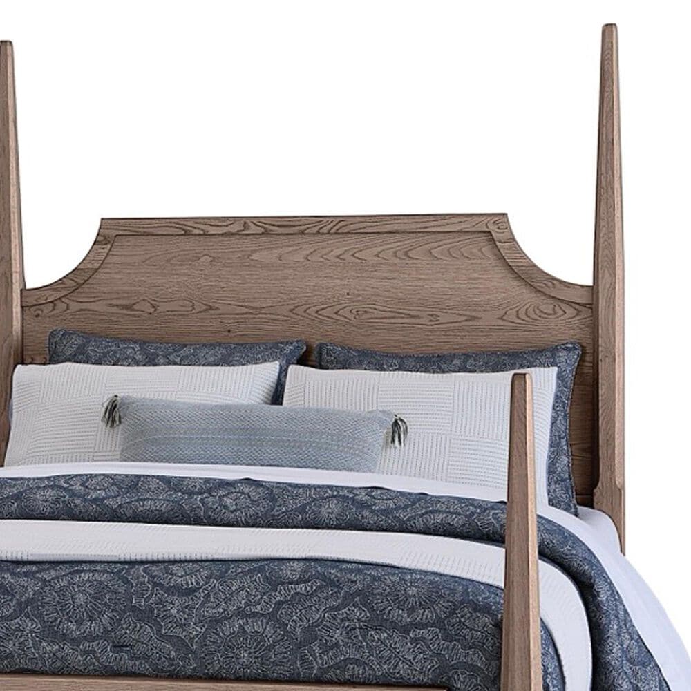 Viceray Collections Tide and Timber Queen Poster Bed in Grey Oak, , large