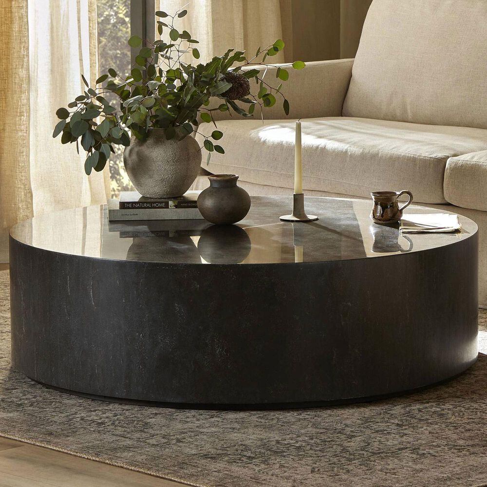 Four Hands Kramer Coffee Table in Natural Polished Bluestone, , large