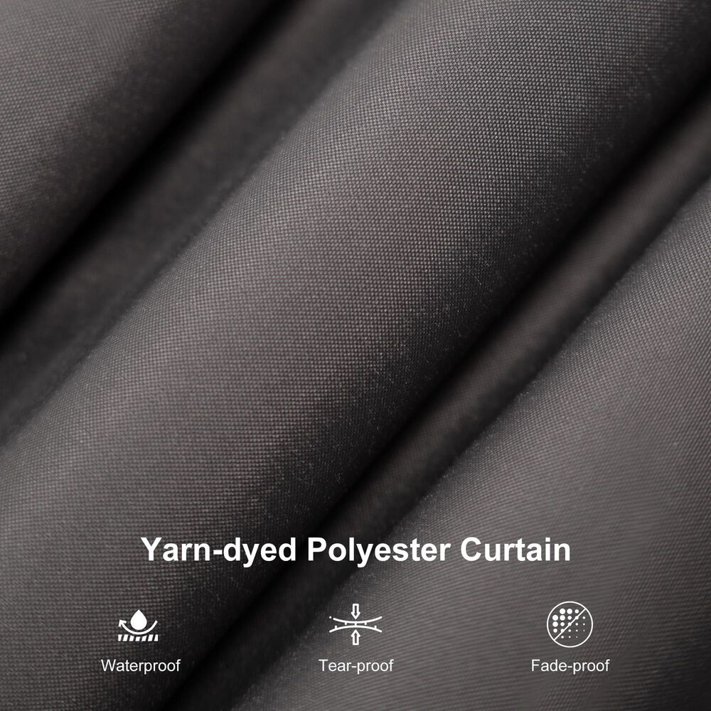 HOMLUX 12-ft x 10-ft Permanent Hardtop Gazebo Gray Gazebo with Hardtop Roof (Screen Included), , large