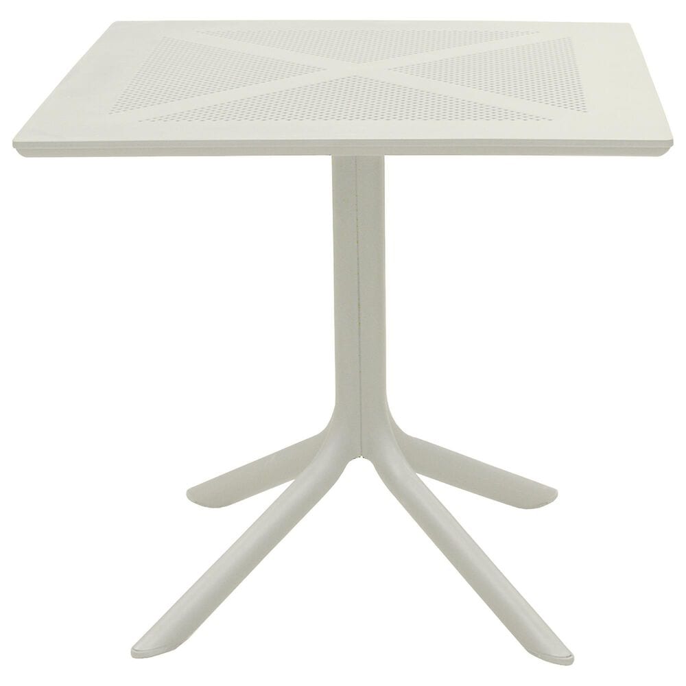 Regency Global Sourcing Niche Terrace 5-Piece Square Dining Set in White Down, , large