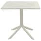 Regency Global Sourcing Niche Terrace 5-Piece Square Dining Set in White Down, , large