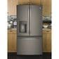 GE Appliances 27.8 Cu. Ft. French Door Refrigerator with TwinChill Evaporators in Slate, , large