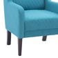 Linon Home Decor Jerika Accent Chair in Teal, , large