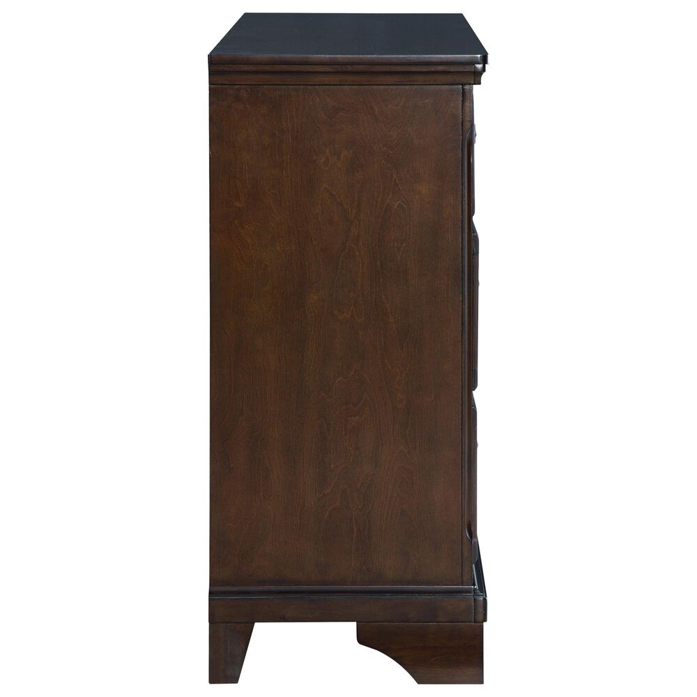 Ashley Trellington 6-Drawer Dresser in Warm Brown Cherry, , large