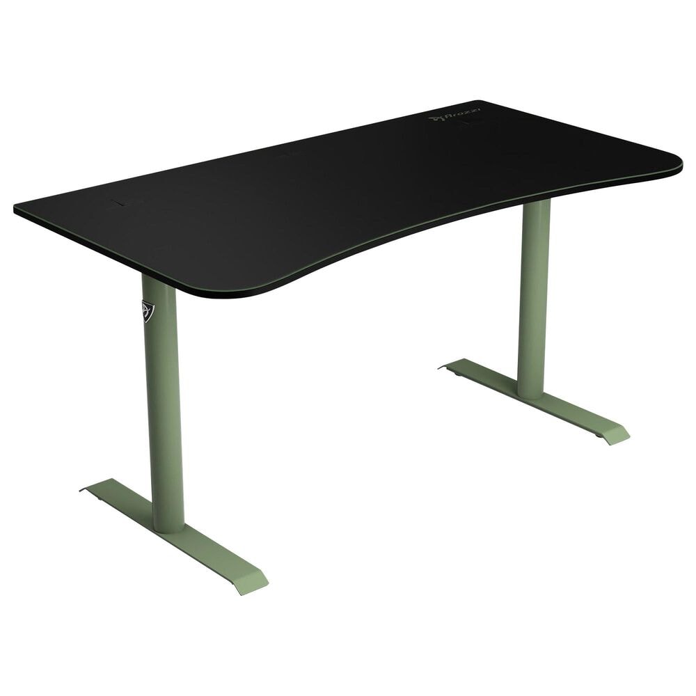 Arozzi Arena Medium Gaming Desk in Forest Green, , large