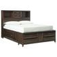 Ashley Vanmore 4-Piece Queen Storage Bedroom Set in Dark Brown, , large