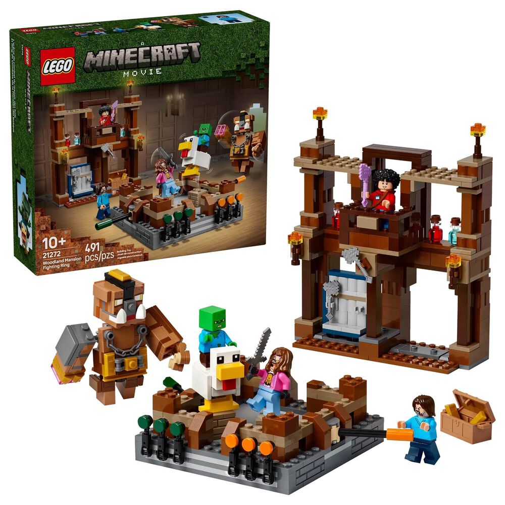 LEGO Minecraft Woodland Mansion Fighting Ring Building Set in Multicolor, , large