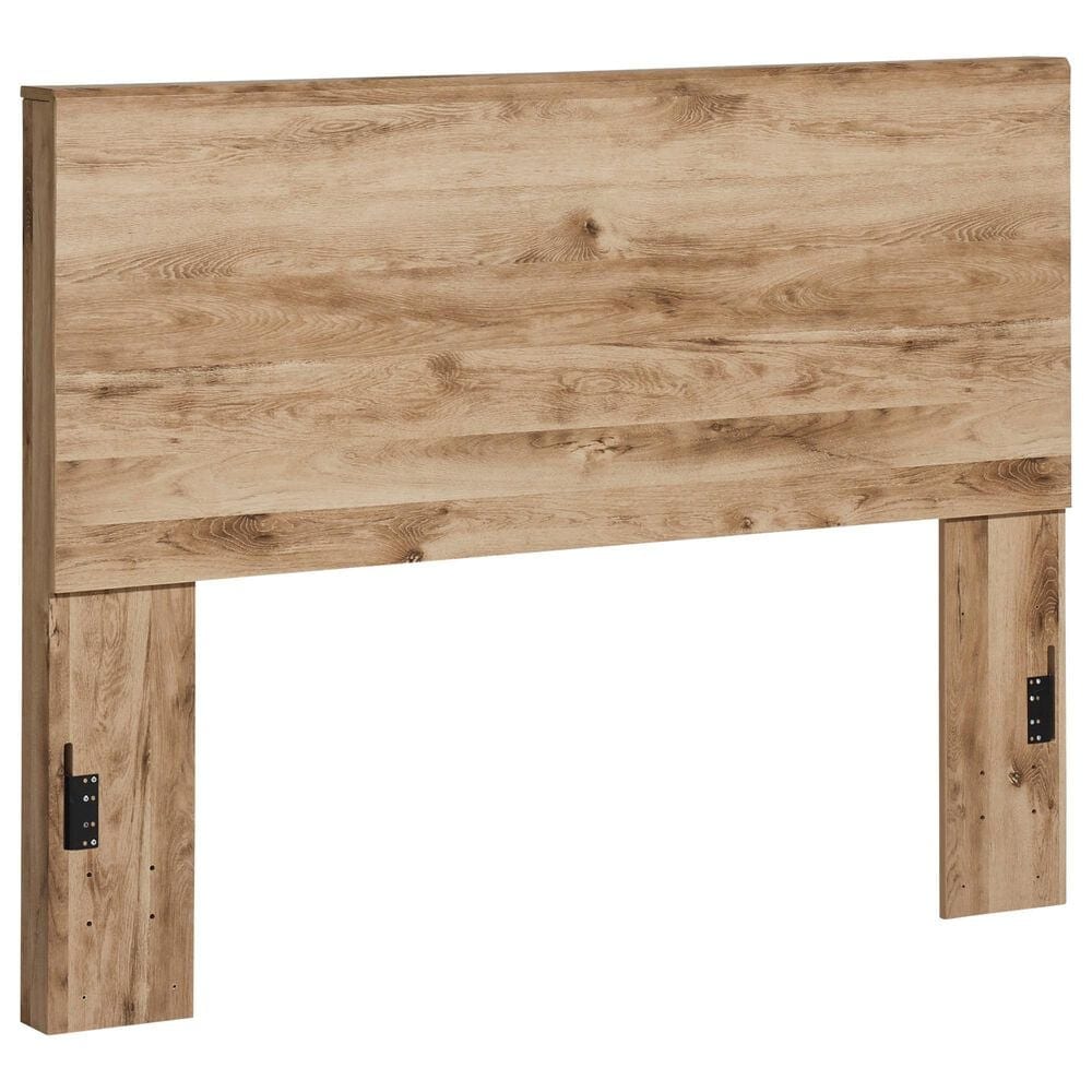 Ashley Hyanna Queen Panel Headboard in Golden Rustic, , large