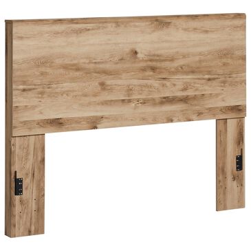 Ashley Hyanna Queen Panel Headboard in Golden Rustic, , large