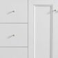 37B Claudine 48" Single Bathroom Vanity in Bright White with Glossy White Composite Stone Top and Backsplash, , large