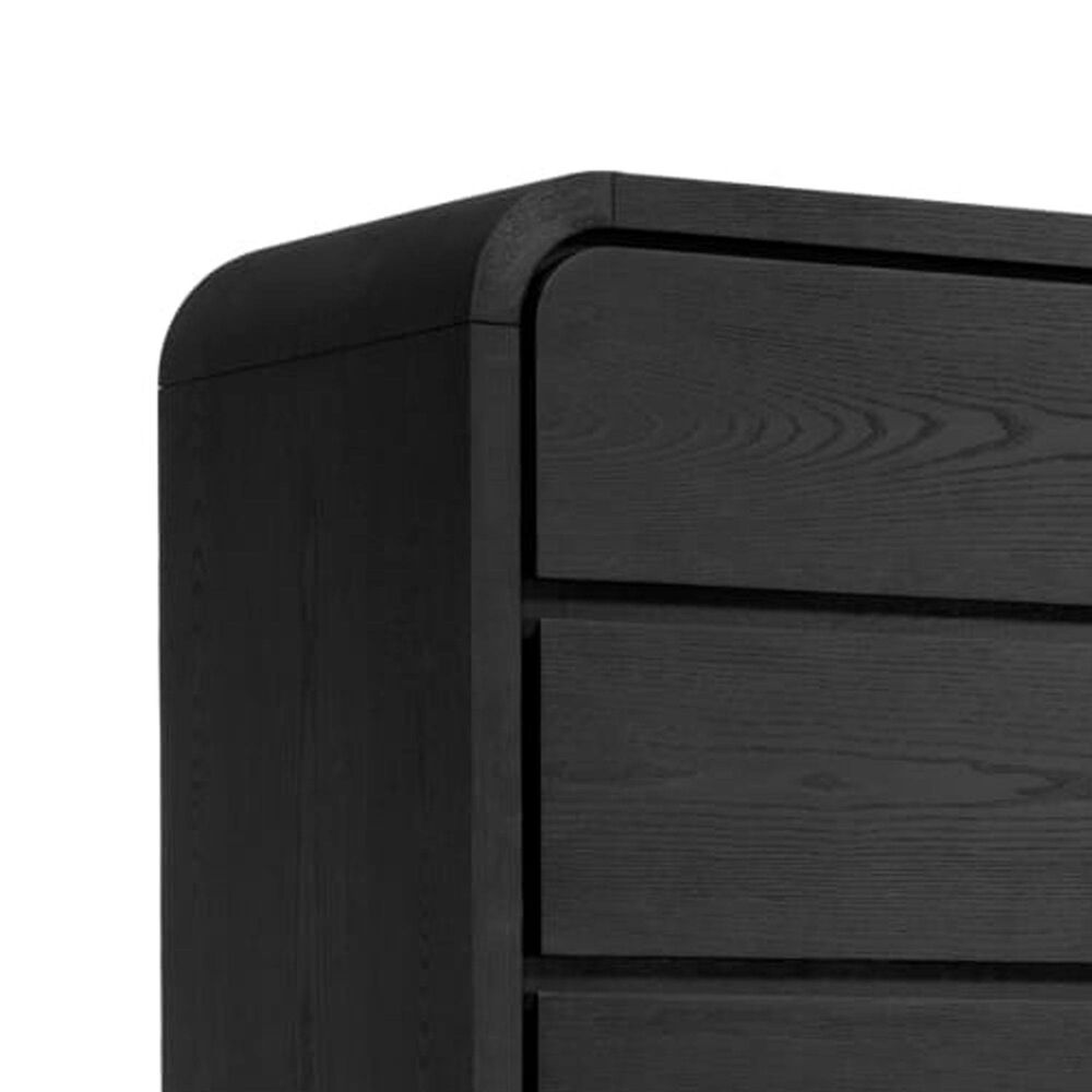 Urban Home Elora 5-Drawer Chest in Jet Black, , large