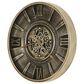 Howard Miller Lucian Wall Clock in Charcoal and Gold, , large
