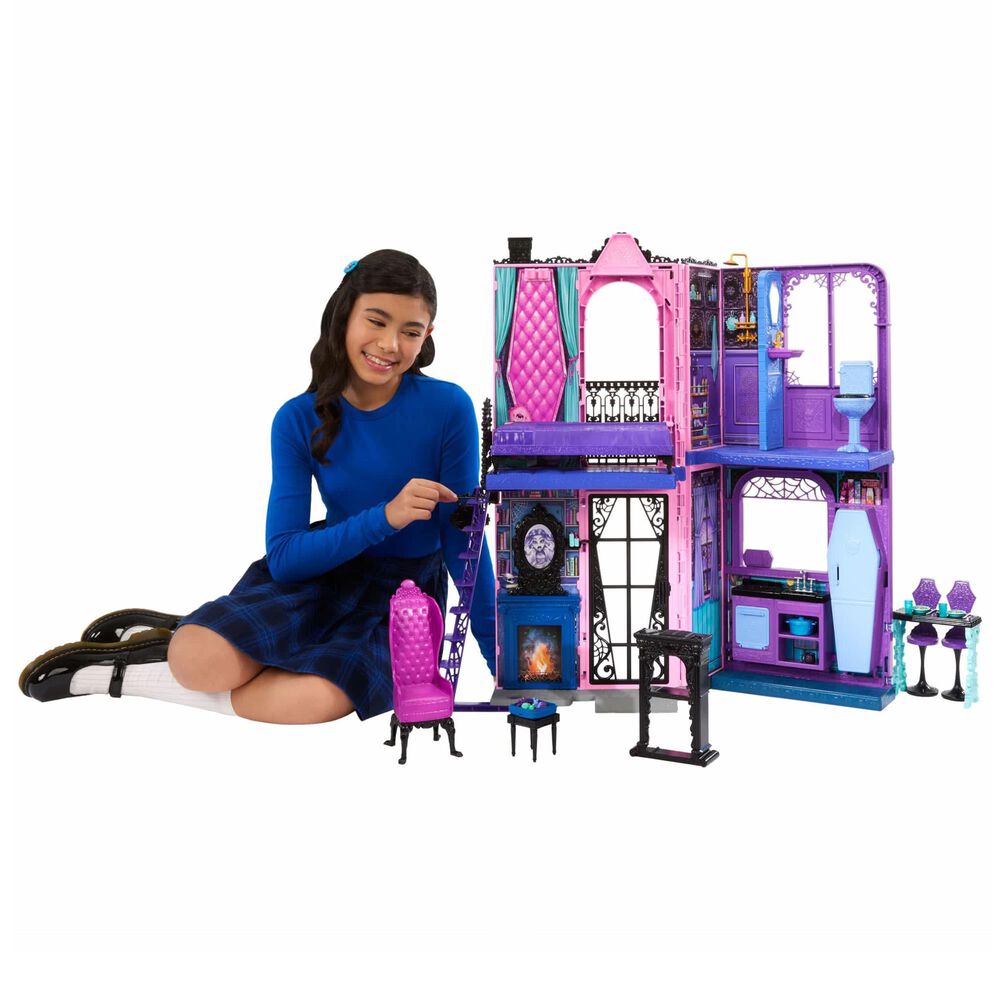 Monster High Boo-tique Haunted Hotel Dollhouse in Multicolor, , large