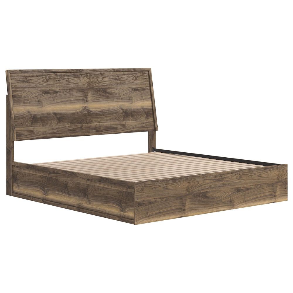 Ashley Chirason King Platform Bed in Warm Natural Brown, , large