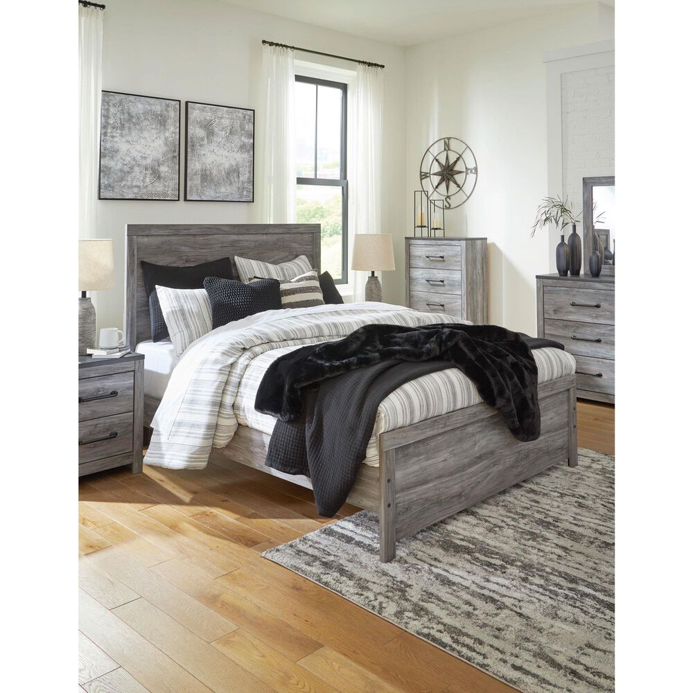 Ashley Bronyan 4-Piece Queen Bedroom Set in Dark Gray, , large