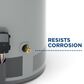 GE Appliances RealMAX Premium 40-Gallon Tall Liquid Propane Atmospheric Water Heater in Gray, , large
