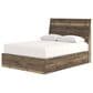 Ashley Chirason Queen Platform Bed in Warm Natural Brown, , large