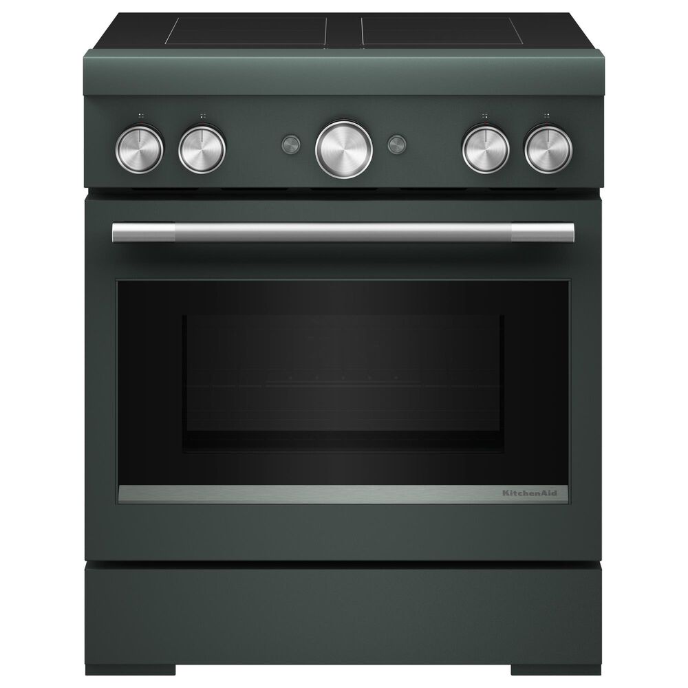 KitchenAid 4.1 Cu. Ft. Freestanding Induction Range in Juniper, , large